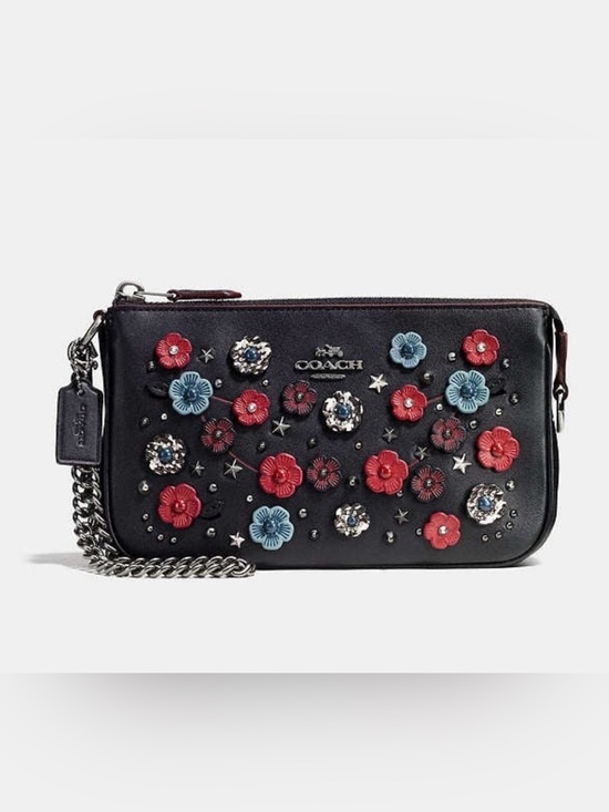 Coach Handbags - Coach Nolita 19 w/ tea roses and snakeskin detail